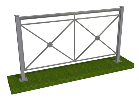 Газонные и пешеходные ограждения
